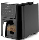 Feelive 5 Litre Stylish Design Air Fryer- Rectangular Pot Design Sensor Touch Control Panel LED Display 5 Litre Cooking Capacity 6 Pre-Set Cooking Functions 360 Hot Air Circulation Temperature Setting: 80-200 Large Viewing Window Detachable Non-Stick Tray