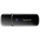 Apacer 512GB AH355 Black USB 3.2 Flash Drive - Featuring a sleek pebble-like contour in mysterious black with a subtle ruby blue arc stripe it combines elegance with functionality. Available in 512GB it supports USB 3.2 Gen 1 for fast data transfers and i