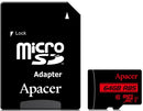 Apacer 64GB Class 10 Micro-Sd+Adaptor Limited Lifetime Warranty