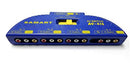 Geeko 4 Way RCA Splitter with 4 Way Audio Video RCA Switch Box + RCA Cable-4 Way Port Splitter RCA Audio Video AV Switch Box Easy to use Input selector switch Compatibility with any devices that use RCA Audio and Video cables