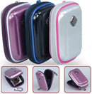 Promate Amba Aluminum Finish Hard Shell Camera Case with Memory Foam Protector Inner Bubble Pad Protector-Silver 1 Year Warranty