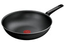Tefal 28cm Black Access WokPan - Black 28cm Non-Stick Wok Pan Durable Aluminum Body for Even Heat Distribution High-Quality Non-Stick Interior for Easy Cooking and Cleaning Ergonomic Heat-Resistant Handle for Comfortable Grip Compatible with Gas Electric