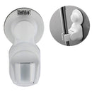 Bathlux Handheld Shower Head Wall Mount Holder With Vacuum Suction Cup-Suspension Type 2kg Maximum load Colour White Out of Box Failure Warranty