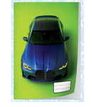 Marlin Pre-Cut A4 Book Covers Blue BMW M3 5pack - High Quality Durable Plastic Trendy Blue BMW M3 Designs Saves Time with Uni-Cover System Ideal For A4 Size Documents