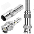 Securnix RG59 Twist Spring Male BNC Connector- Solder Less BNC Jack for Coaxial RG59 CCTV Camera Pack of 4