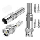 Securnix RG59 Twist Spring Male BNC Connector- Solder Less BNC Jack for Coaxial RG59 CCTV Camera Pack of 8