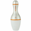 Casey Bowling Bottle Shaped Multifunctional Portable 150ml USB Humidifier Air Purifier Mist Maker with LED light For Home Office and Car-White and Orange
