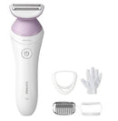 Philips Cordless Lady Wet & Dry Shaver 6000 Pink Includes Trimming comb 4 accessories 1 year warranty