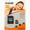 Baseline Micro-SD CL10 Memory Card - 16GB Storage Capacity MicroSDHC Format Standard Read Or Write Speed Class 10 UHS-I RoHS Compliant High Compatibility Smartphones For Tablets Cameras Laptops and Other MicroSD-Supported Devices 5 Years Warranty.