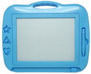 Brainware Magnetic Drawing and Writing Board in Blue. Tailored for young artists this board makes learning to draw and write engaging. Its user-friendly design allows your child to erase with a single slide ensuring they can start fresh every time