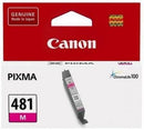 Canon CLI 481 Magenta Ink Cartridge - Compatible Printer Canon Pixma TS8140 Canon Pixma TS9140