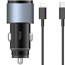 Ezra Quick Car Charger Set For Iphone – QC3.0 + Pd20w Car Charger 1meter TypeC To Lightning Cable 38w 1 Year Limited Warranty