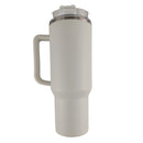 The Casey Copo Termico Stainless Steel White 500ml Mug with Lid (CSY-AP3076WHT) is a sleek and durable thermal mug designed to keep beverages hot or cold for hours. It features a spill-proof lid and comes with an "Out of Box Failure Warranty" ensuring rel