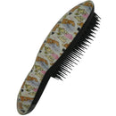 Prescott Finishing Hairbrush - Classic Oval Shape Teddy Bear Graffiti Pattern Ergonomic Handle In Top Quality ABS Plastic Evenly Arranged Soft Bristles Suitable For Long Medium Thick And Wavy Hair Designed For Brushing Hair Extensions Out Of Box Failure W