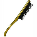 Prescott Wet and Dry Detangling Paddle Hairbrush Metallic Gold - Rectangular Shape Head Ergonomic Handle Widely Spaced 325 Soft Bristles Suitable For Long Medium Thick And Wavy Hair Designed For Brushing Hair Extensions and Wigs Out Of Box Failure Warrant