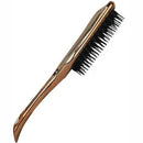 Prescott Wet and Dry Detangling Paddle Hairbrush Metallic Rose Gold - Rectangular Shape Head Ergonomic Handle Widely Spaced 325 Soft Bristles Suitable For Long Medium Thick And Wavy Hair Designed For Brushing Hair Extensions and Wigs Out Of Box Failure Wa