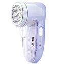 The Sokany SK-866 Rechargeable Lint Remover (Blue)-a portable electric fabric shaver designed to quickly and efficiently remove lint fuzz and pet hair from clothing upholstery and carpets. It features a sharp blade system with a honeycomb mesh a spacious