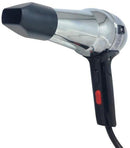 Casey LZZO Professional Salon Hot And Cold Air Hair Dryer - High Power 8500w Rated Motor Quick Drying 2x Speed Settings For Hot And Cold Overheating Protection Comfortable Grip Ergonomic Handle Concentrator Attachment Automatic Power Off Hang Loop Silver