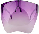 Casey Protective Faceshield Glasses Mask Purple - Splash Protection Isolation Faceshield Glass Type Mask