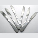 Casey Catering 6 Piece Stainless Steel Dinner Knives Set Plain Design Printed On Handle