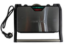 Sokany 4 Slice Sandwich Press & Griller - 750w Home Steak Grill Machine Panini Maker Non-Stick Coating Easy To Clean Double-Sided Heating Even Heating Heat-Resistant Handle Thickened Material Simple Operation Stainless Steel Body Anti-Slip Foot Pad 1 year