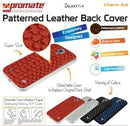 Promate Charm.S4 Premium Patterned-Leather Back Cover-for Samsung Galaxy S4-Grey 1 Year Warranty