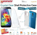 Promate Crystal-S5 Crystal Clear Shell Protective Case For Samsung Galaxy S5 Colour: Clear White 1 Year Warranty