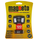 Tevo Magneto Head Lamp with strap - uses AAA batteries, Retail Box , 1 year warranty