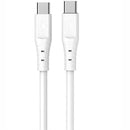 Ezra TypeC To TypeC 2meter PD20w White Cable Intelligent Control Charging Overcharge Protection Fast Tansmission Speed Od 5.0 Diameter. 1 Year Limited Warranty