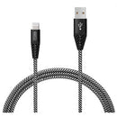 Ezra UsbA To Iphone 3A 1meter Fast Charging Black Braided Cable 1 Year Limited Warranty
