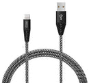 Ezra UsbA To Iphone 3A 1meter Fast Charging Black Braided Cable 1 Year Limited Warranty