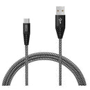 Ezra UsbA To TypeC 3A 1meter Fast Charging Black Braided Cable 1 Year Limited Warranty