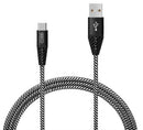 Ezra UsbA To TypeC 3A 1meter Fast Charging Black Braided Cable 1 Year Limited Warranty