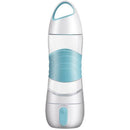 Casey DIDI Cup Sports Water Shaped Multifunctional Portable 400ml Drinking Water Holder and 60Ml Water Capacity for USB Humidifier Air Purifier Mist Maker with LED light For Home Office and Car-Blue