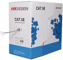 Hikvision UTP Cat5e Grey Cable - 305 Meters Cable Cat5e Network Cable 0.5mm Core Diameter Guaranteed Long PoE Transmission Distance PCV Flame Resistance Excellent Transmission Performance Using Oxygen-free Copper .