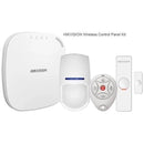 Hikvision Basic Wireless Alarm Control Panel Kit - Supports Up To 32 Wireless Inputs And 4 Wireless Output Expanders Two Way Wireless Technology Supports Wifi and Ethernet Lan ( No GPRS) Push Notification Via App Included 1x Wireless Control Panel 1x PIR