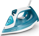 Philips 3000 Series Steam Iron Blue – Ceramic Soleplate 2100 Watt For Fast Heat-Up 300ml Water Tank Vertical Steam Continuous Steam Up To 30g/Min Steam Boost Up To 140 gram Built-In Calc-Clean Slider Colour Blue 1 Year Warranty