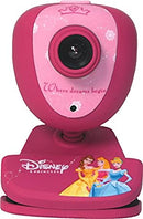 Disney Princess USB Web Camera with Microphone - USB 1.3 megapixel CMOS sensor Webcam with MPX Support USB 2.0 and USB 1.1 Compatible with Skype Google Talk Zoom Yahoo Messenger and others Plug and Play with Windows 10 Retail Packaged