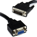 UniQue DVI Male to VGA Female 1.8m Cable, OEM, No Warranty