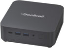 Decibell N3ES Mini Desktop PC - AMD Ryzen 5 7430U Processor (6 Cores 2.3GHz 12 Threads) 16GB LPDDR4X Up to 3733MT/s Memory 512GB M.2 2280 PCIe SATA SSD AMD Radeon Graphics WiFI 6 and Bluetooth 5.2 Connectivity Windows 11 Pro 1 Year Warranty.