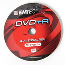 Emtec DVD+R 16X Speed 5pk Non-Printable