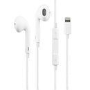 EZRA 3.5mm To iPhone White Digital Earphones 1.2m Length cable - Hifi Sound Plug And Play Digital Chip Earphone Engineered To Maxmimise Sound Output & Minimise Sound Loss 1 year Limited Warranty