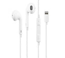 EZRA 3.5mm To iPhone White Digital Earphones 1.2m Length cable - Hifi Sound Plug And Play Digital Chip Earphone Engineered To Maxmimise Sound Output & Minimise Sound Loss 1 year Limited Warranty