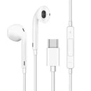 EZRA 3.5mm To TypeC White Digital Earphones 1.2m Length cable - Hifi Sound Plug And Play Digital Chip Earphone Engineered To Maxmimise Sound Output & Minimise Sound Loss 1 year Limited Warranty