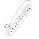 The UniQue Electrosense 10-way Surge Protection Multiplug (ES10WAYMPS) - a 10-outlet extension board featuring 5x 16A 4x 5A and 1x SCHUKO socket for versatile device connectivity. Designed with surge protection and overload safeguards it converts a single