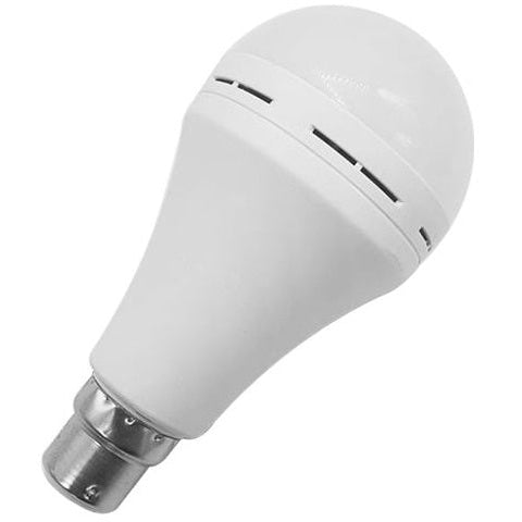 Noble Pays Rechargeable Emergency LED Light Bulb With Battery Fixture Type Bayonet B22 A60 LED Bulb9 Watts 700 Lumen Battery Capacity 1500mA Lighting Time Up to 4 to 5 Hours 6 Months Warranty