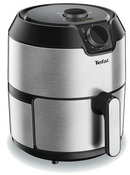 Tefal Easy Airfryer Classic Plus Black and Stainless Steel Free Standing Hot Air Fryer 4.2 litre Capacity and 1.2Kg Frying Capacity -1500watt Power 4 Cooking Possibilities Rotary Knob Control Timer Function Automatic Stop Hot Air Temperature: Min. 80 °C M