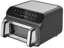 Feelive 10 Litre 2000w Air Fryer- Sensor Touch Control Panel LED Display 10 litre Cooking Capacity 8 Pre-Set Cooking Functions Powerful 2000w Output Temperature Setting: 80-230 Top And Bottom Heating Large Viewing Window Detachable Non-Stick Pot Pizza Fea