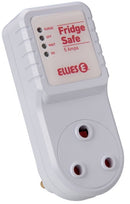 Ellies Fridge Safe Over Voltage Protection Adapter - Automated Voltage Protection Protects Against Spikes In Mains Power Suitable For All Fridge Freezer Or Cooler Equipment Voltage: 230v Frequency 50hz Under Voltage Trip Point 185V OEM Box 6 Months Warran