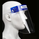 Casey Premium Splash Guard Faceshield With Narrow Foam Band Blue -Splash-Proof To Protect Against Saliva Droplets And Chemical Splashes Extensive Side Shield Coverage Clear Polycarbonate Mono Lens Ergonomic Lightweight Design May Be Worn With Prescription
